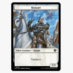 Token - Knight (0007) // Treasure (0048) - Foil